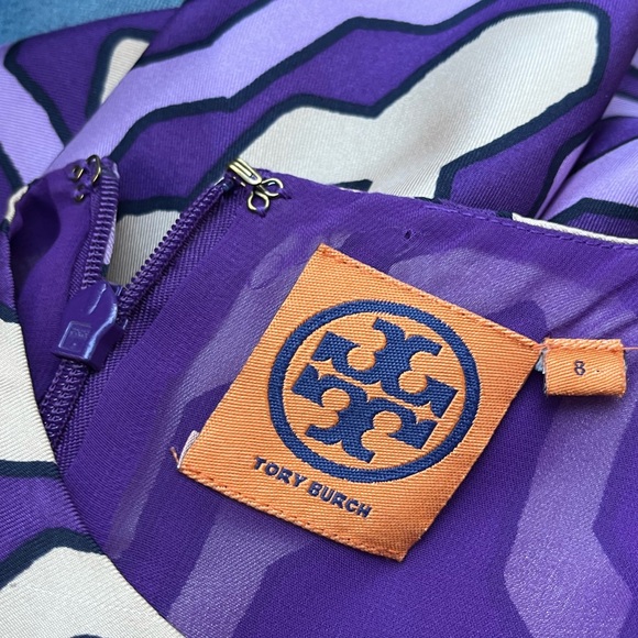 Tory Burch 100% Silk Lynda Dress - Picture 9 of 11